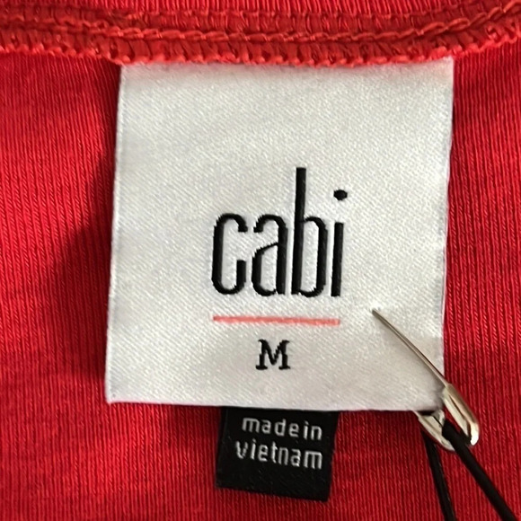 Cabi Formal Tee in Cherry Style 6129 Spring 2022 - NEW - Size Medium - Picture 5 of 10